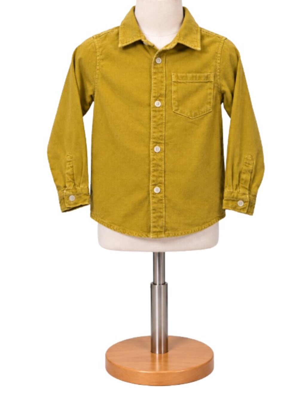Primark Boy's Mustard Yellow Long Sleeves Shirt 5-6Yrs / 116 cm